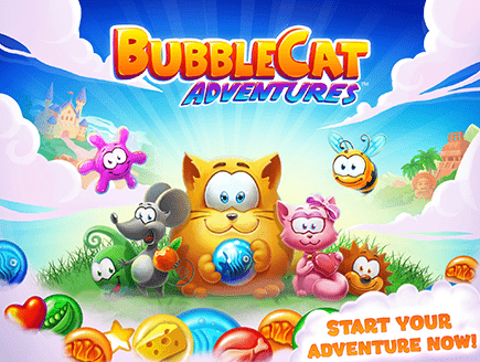 Game screenshot: Bubble Cat Adventures